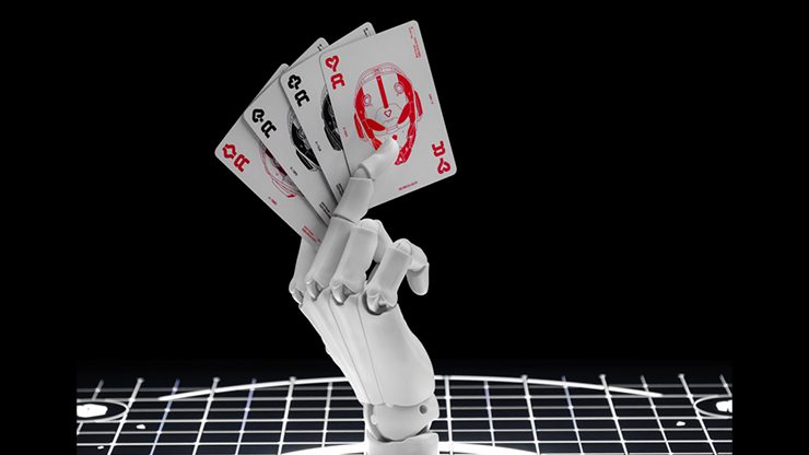 Bicycle Machine56 R-TYPE/3 White Playing Cards by RunIt Decks - Image 4