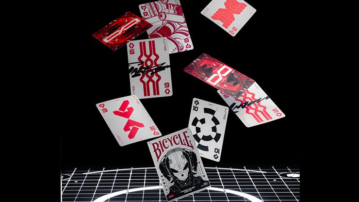Bicycle Machine56 R-TYPE/3 White Playing Cards by RunIt Decks - Image 6