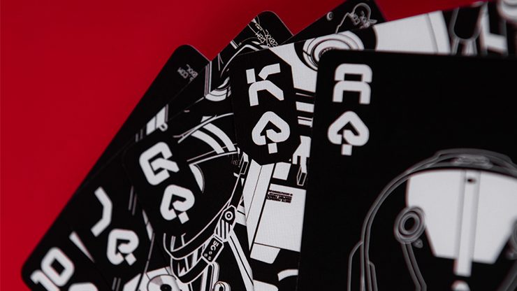 Bicycle Machine56 R-TYPE/2 Black Playing Cards by RunIt Decks - Image 4