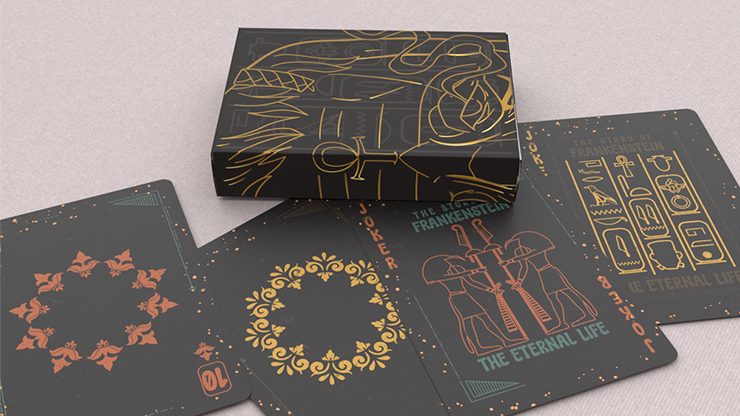 Frankenstein Series Egypt Edition (Gilded) Playing Cards - Image 3