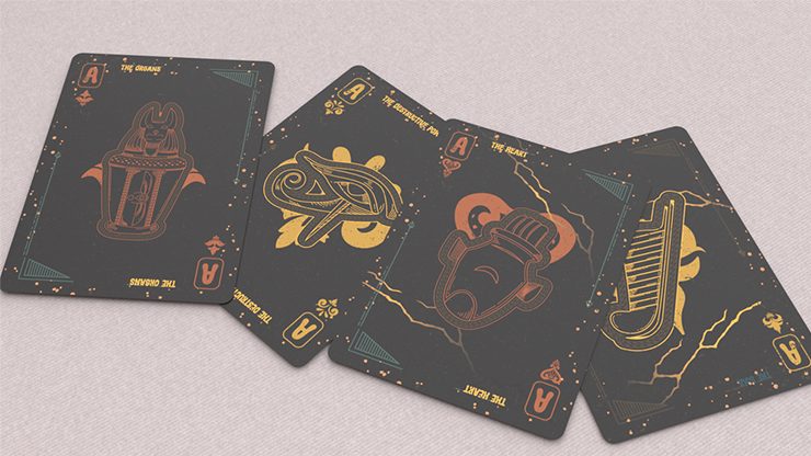 Frankenstein Series Egypt Edition (Gilded) Playing Cards - Image 4