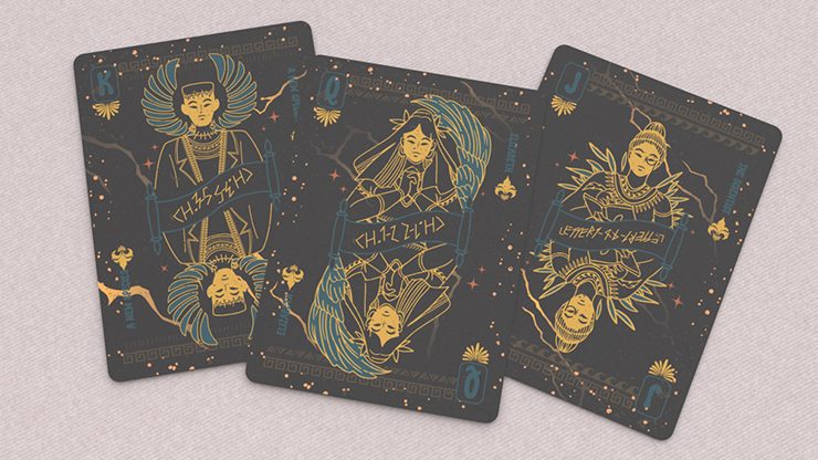 Frankenstein Series Egypt Edition (Gilded) Playing Cards - Image 5