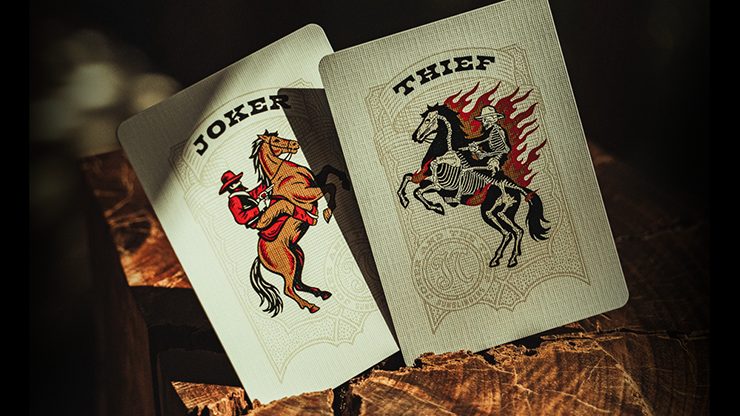 Gunslingers Poker (Blue) Playing Cards - Image 3