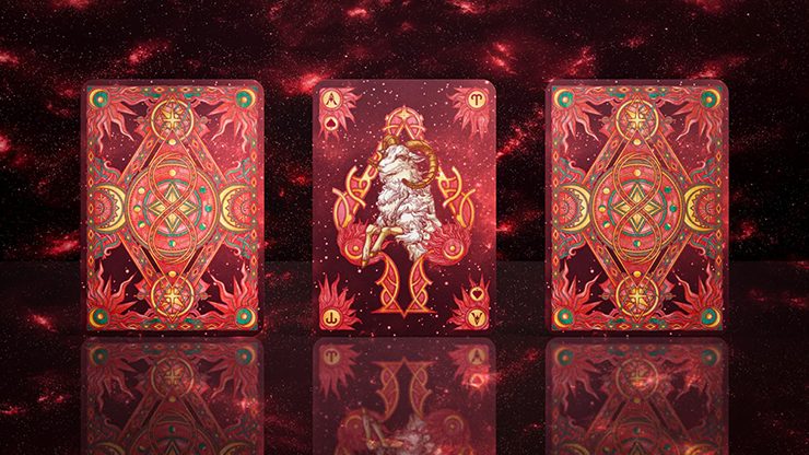 Zodiac (Aries) Luminous Edition Playing Cards by TCC - Image 2