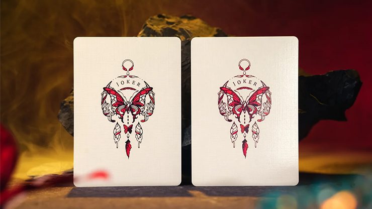 Morpho V2 (Carmine) Playing Cards by TCC Fashion - Image 4