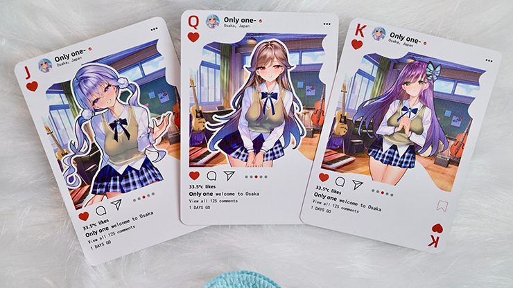 Sweet Cosplay Show - Azure Summer Playing Cards - Image 3