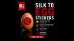 Silk to Egg Stickers (RED) Pack of 70