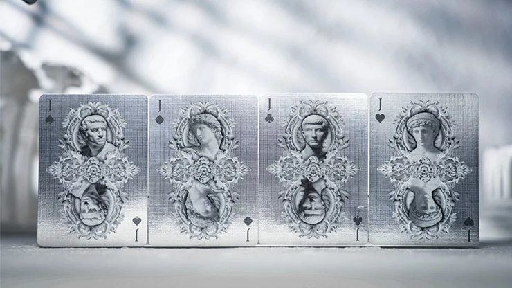 Alabaster Athena Luxury Playing Cards by TCC Fashion - Image 3