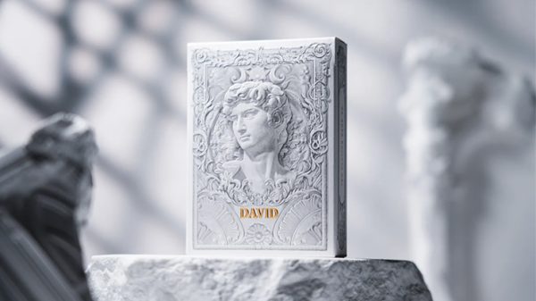 Alabaster David Luxury Playing Cards by TCC Fashion