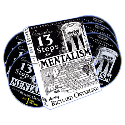13 Steps to Mentalism by Richard Osterlind 6DVD Set