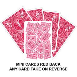 Mini Cards Red Back Card