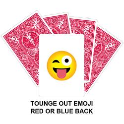 Tongue Out Emoji Card