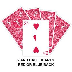 Two And A Half Of Hearts Gaff Card