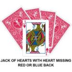 Jack Of Hearts With Hearts Missing Gaff Card