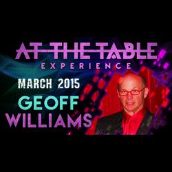 At the Table Live Lecture - Geoff Williams 3/25/2015 - video DOWNLOAD