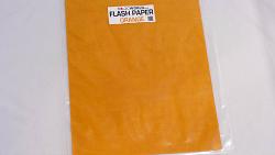 Flash Paper Orange 4 Sheets
