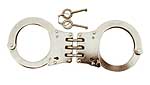 Double Locking Hinged-Type Steel Handcuffs - DLC-2