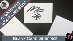 Blank Card Surprise by Wolfgang Riebe  - video DOWNLOAD